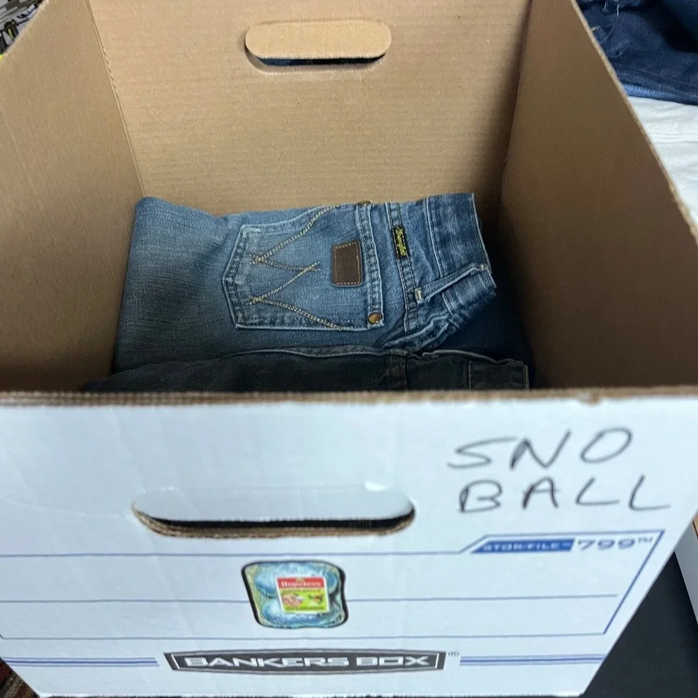 Wrangler Retro Jeans 12 Reg Relaxed Bootcut Denim Boys Boot Adjustable 24x28